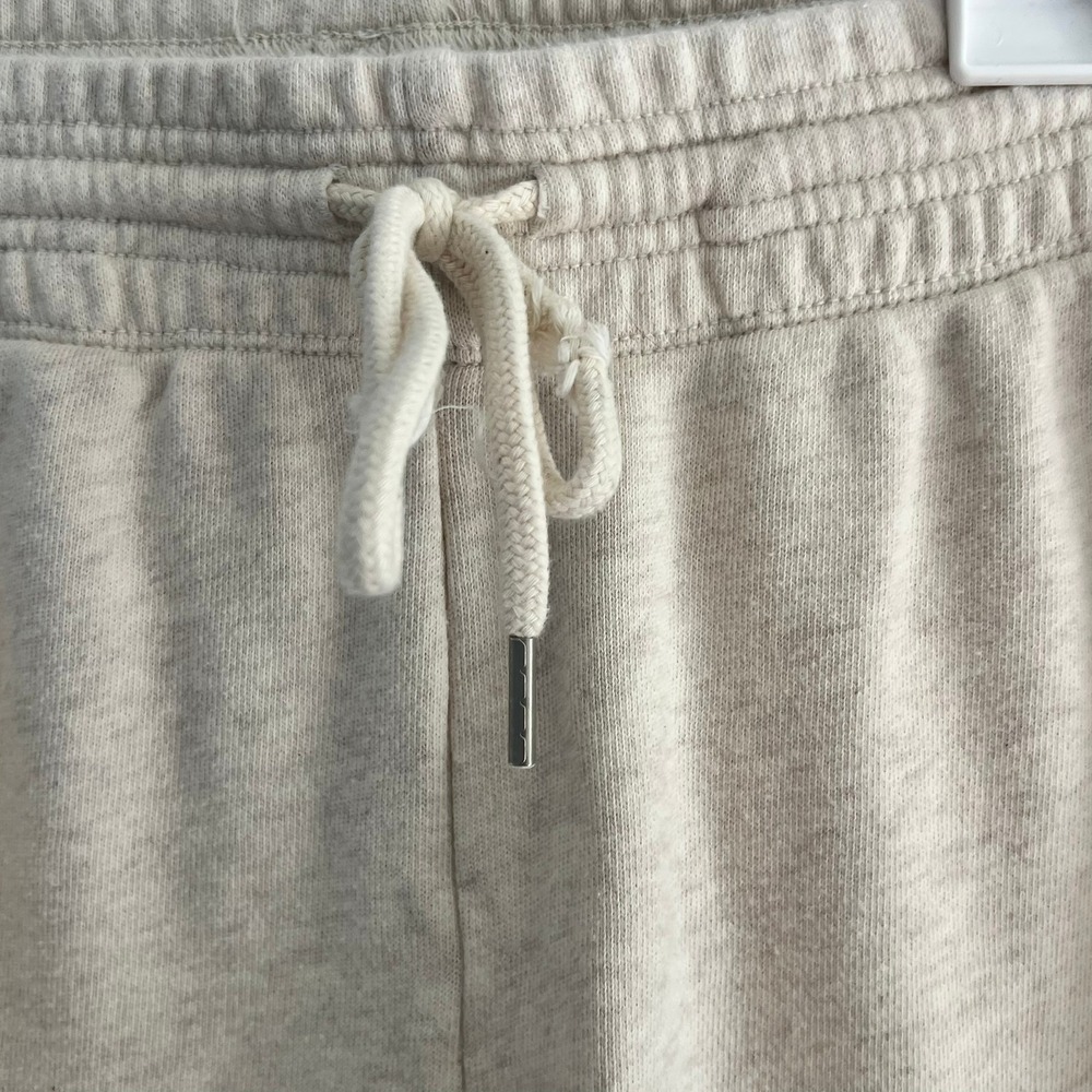 Aerie Juniors Small Oatmeal Heather Fleece Joggers Sweatpants - Picture 2 of 8